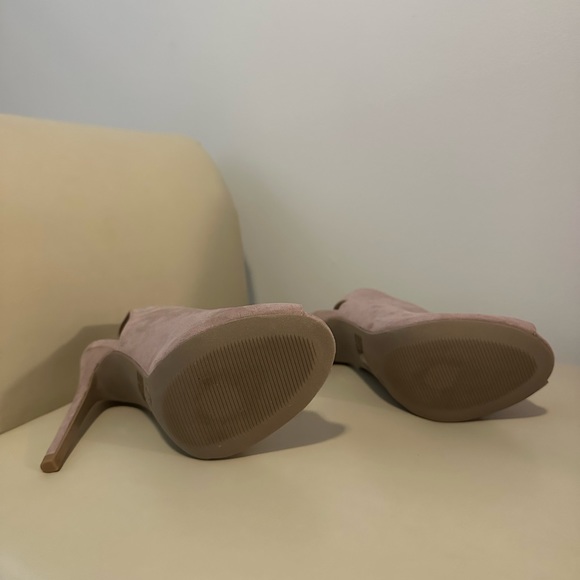 6.5W Pink Open Toe Heels - Picture 3 of 4